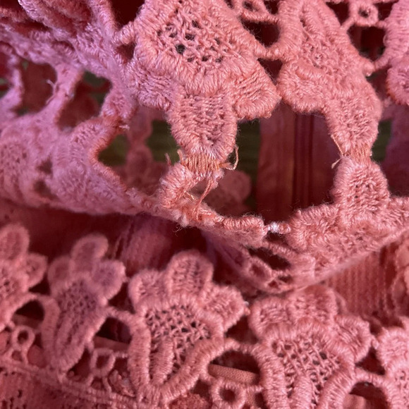 Free People Womens Crochet Sundress Size 6 *Flaw Noted* - Picture 3 of 9